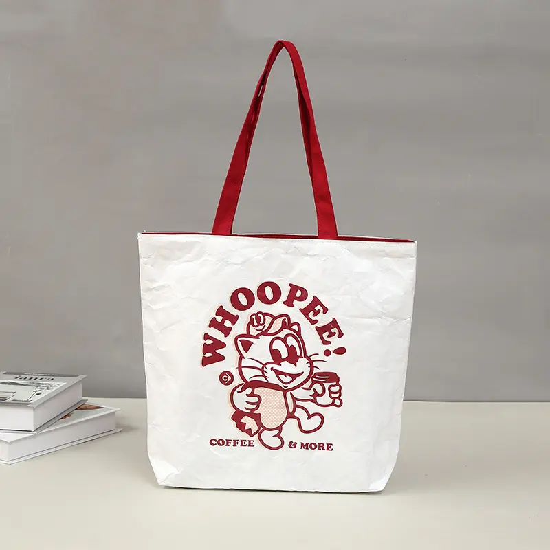 洗えるクラフト紙トートバッグ (1)
