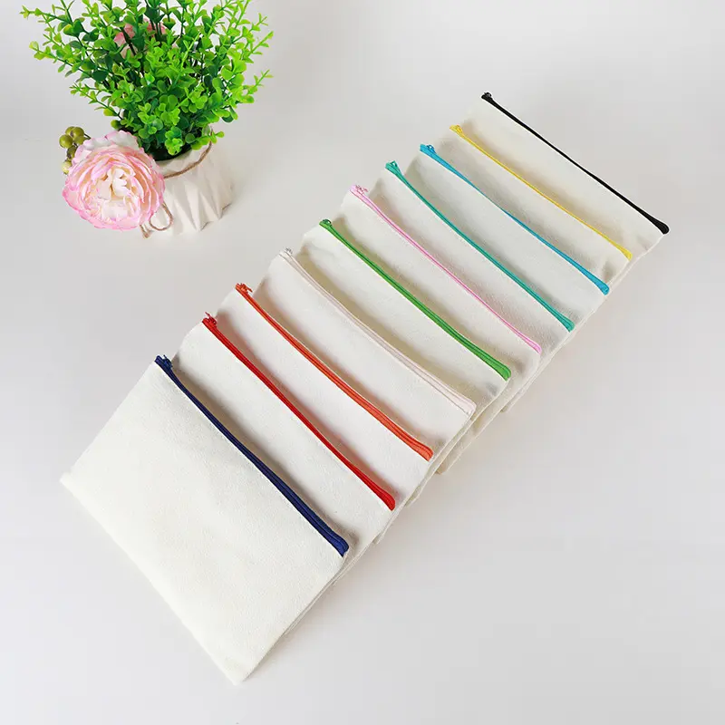 Blank Canvas Zipper Pouch (4)