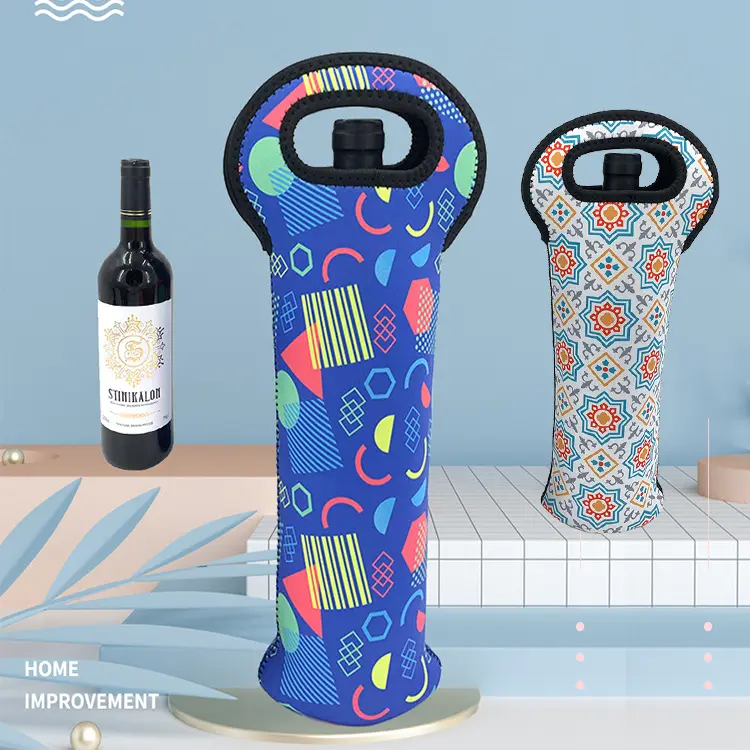Neoprene Wine Tote Bag (2)